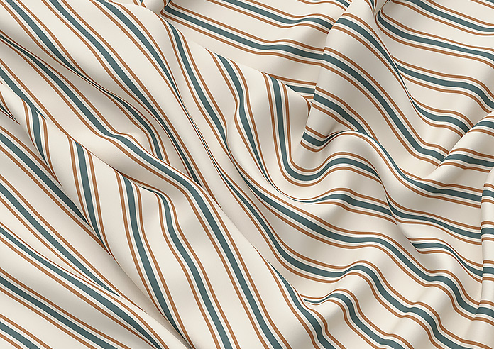 The British Stripe Co. Mary, Teignbridge No.1 - Roman Blind - Image 4